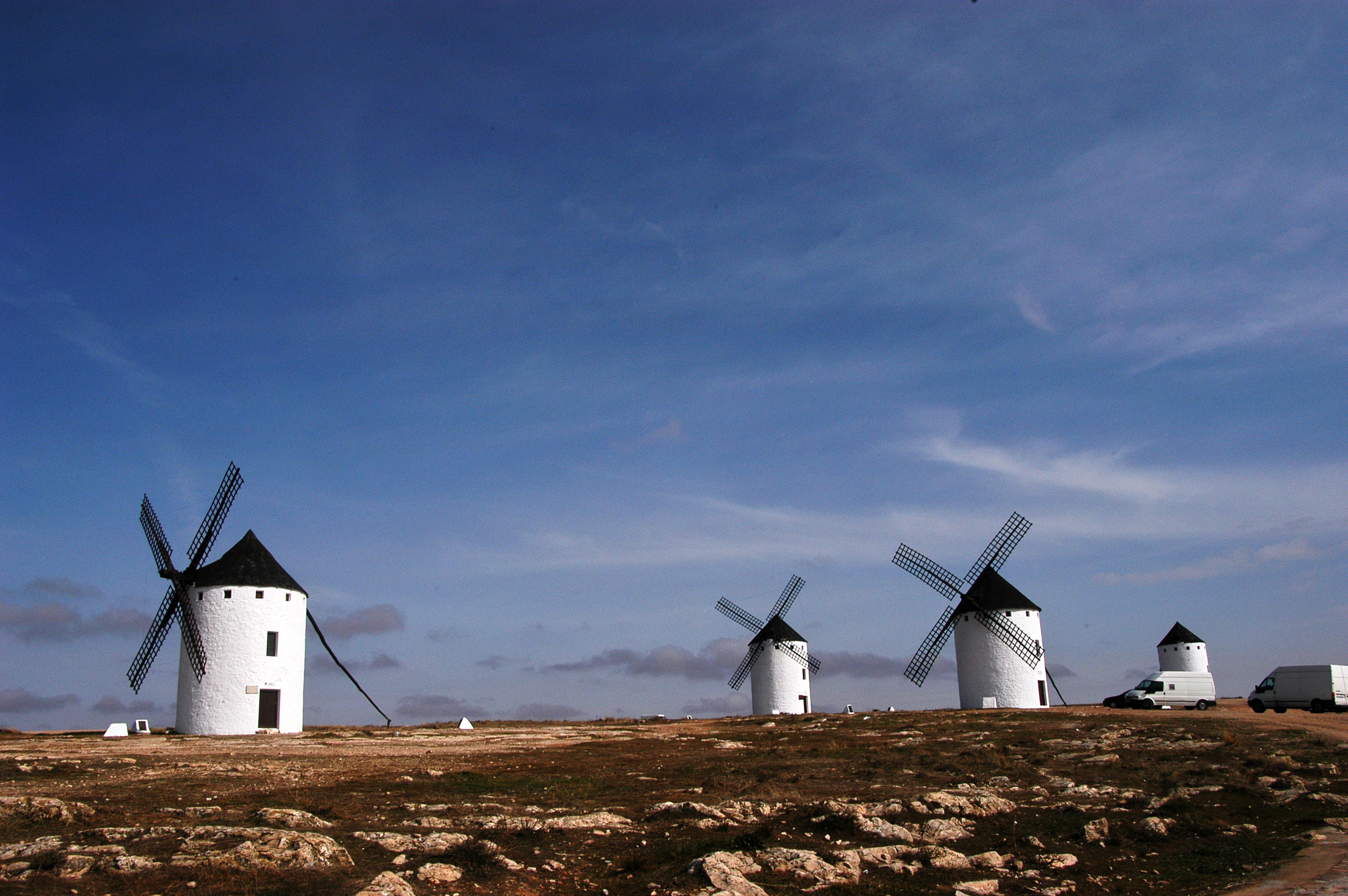 Molinos en Campo de Criptana (Ciudad Real)